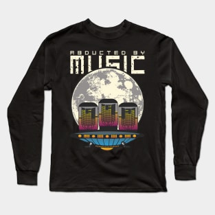 Alien Ufo Abducted by Music Disco Club Long Sleeve T-Shirt